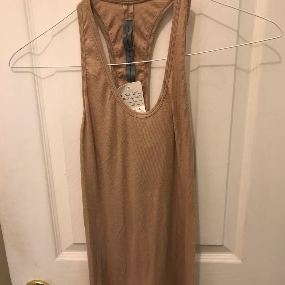 Raquel Allegra racerback tee size 3 NWT